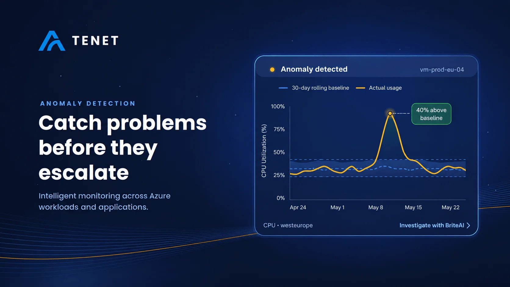 Azure Anomaly Detection: How TENET Helps Reduce Operational Risk