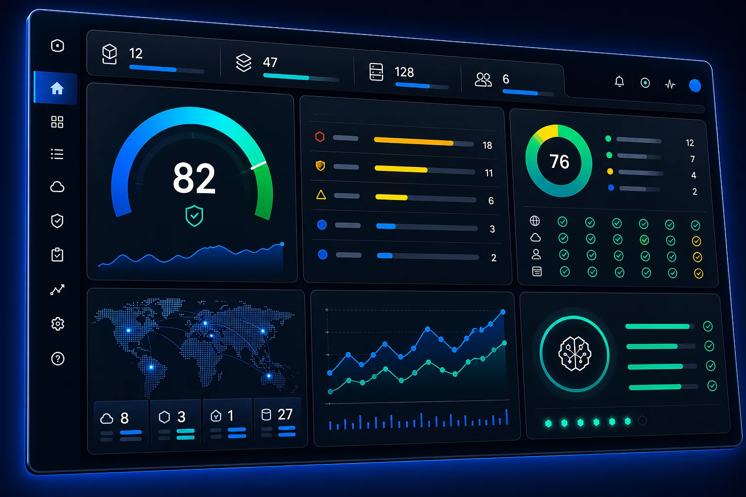 TENET Cloud Risk Intelligence platform dashboard